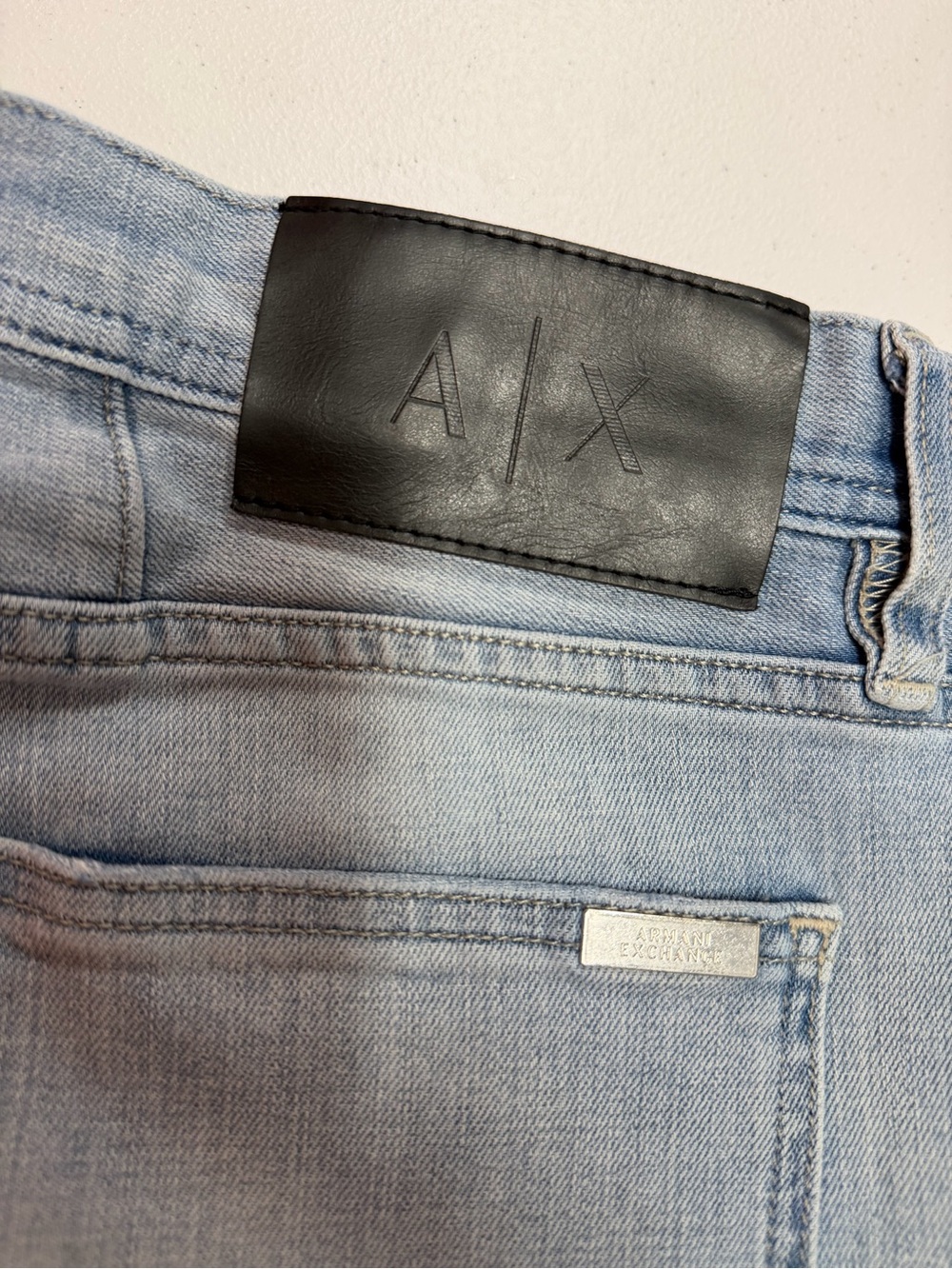 Armani Exchange Relaxed Straight jeans 
Size 34R inseam 31”